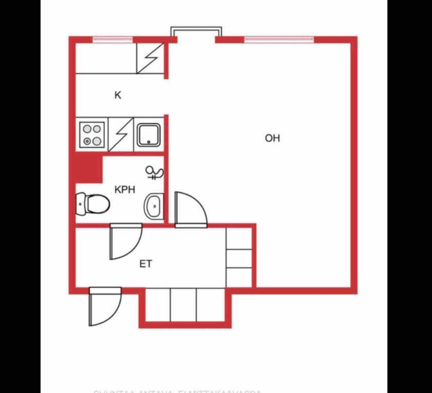 Yksio Kilometri Jokirannasta Forilta Apartment Turku Exterior photo